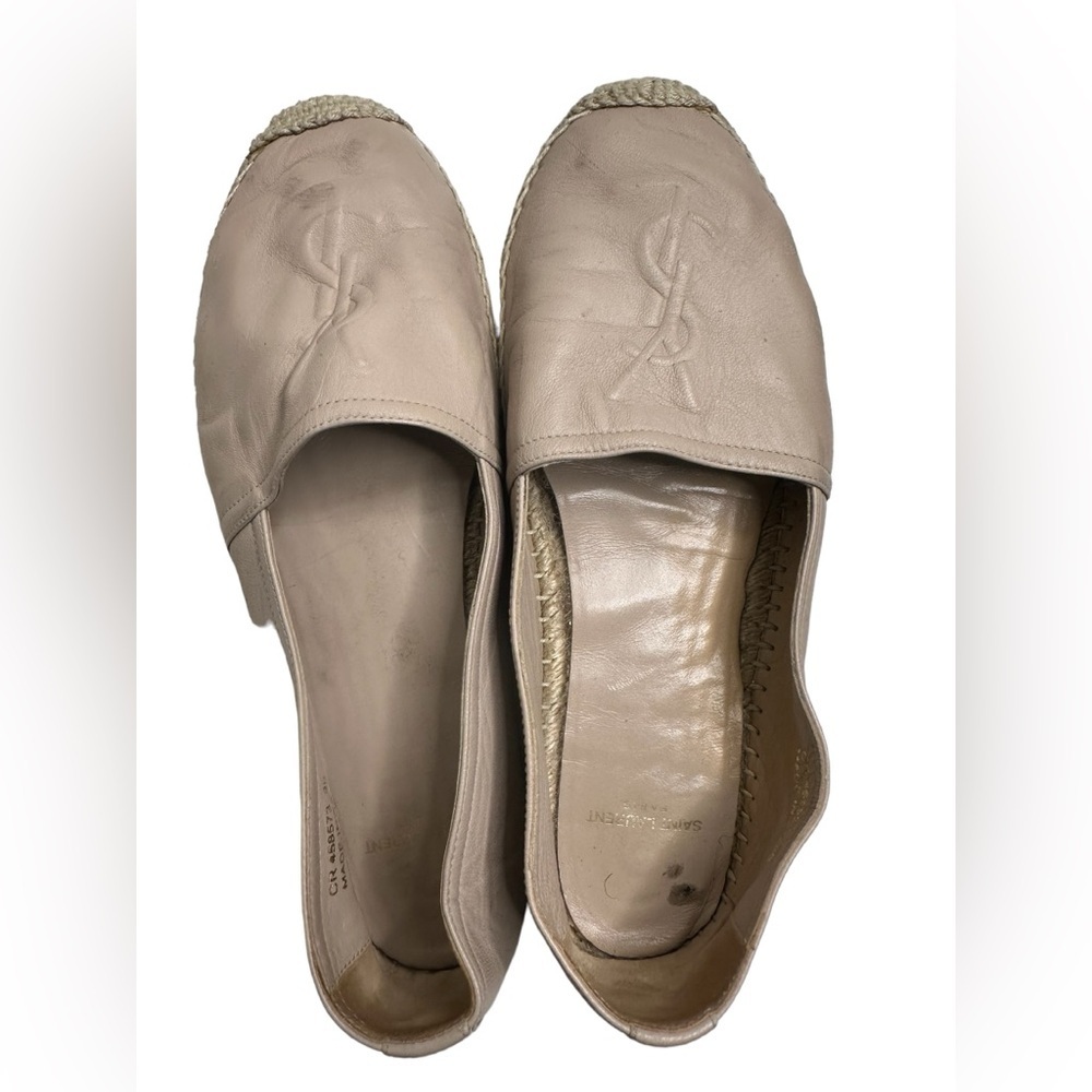 saint laurent espadrilles women Nappa rouse Poudre size 39 - Picture 12 of 16
